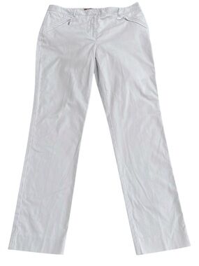 Melanie Lyne Silver Grey Zip Pocket Lightweight Chino Pants (8)